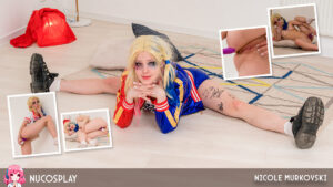 Tight And Flexible Babe Nicole Murkovski Masturbates In Harley Quinn Cosplay