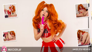 Big Nipped Angelica Heaven Gives Herself A Nice Anal Orgasm